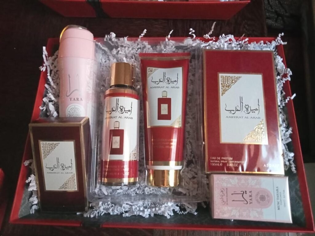 Coffret MARLYZ&CIE Yara et Ameerat Al Arab — présentation rapprochée